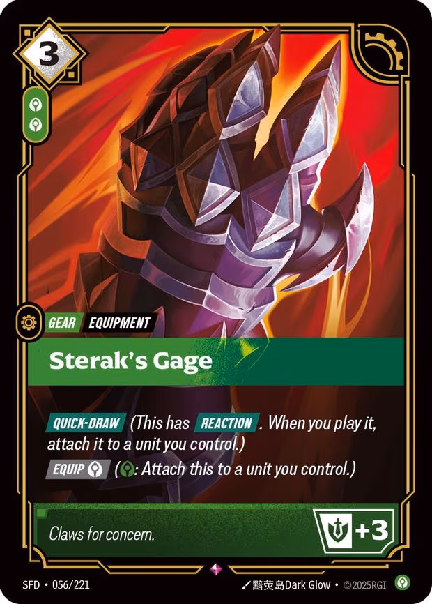 Sterak's Gage - Rare (056/221)