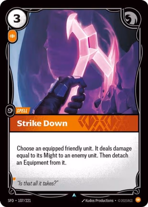 Strike Down - Uncommon (107/221)