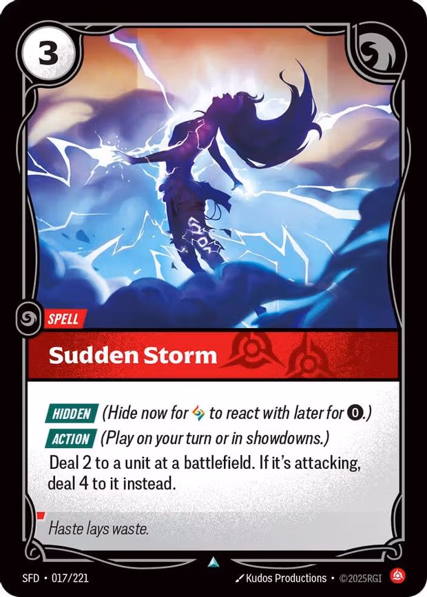 Sudden Storm - Uncommon (017/221)