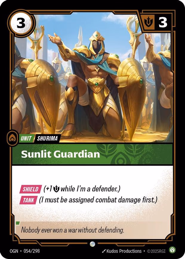 Sunlit Guardian - Common (054/298)