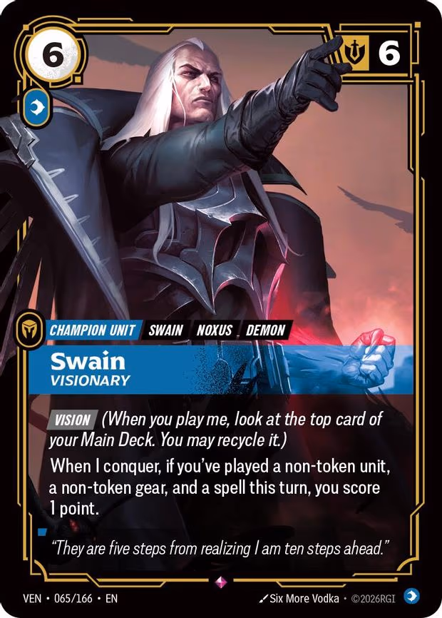 Swain - Visionary - Rare (065/166)