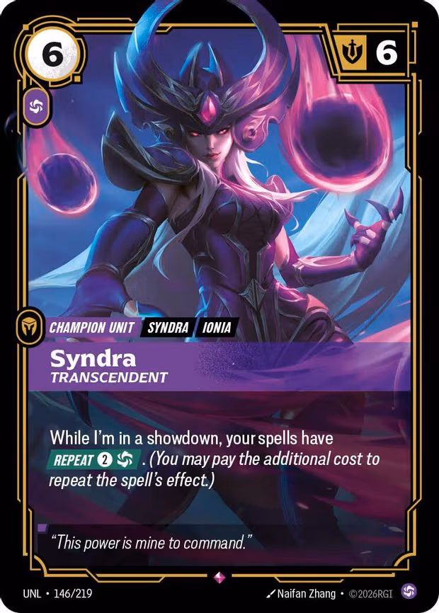 Syndra - Transcendent - Rare (146/219)