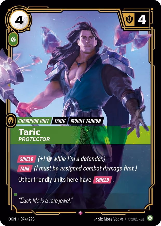 Taric - Protector - Rare (074/298)