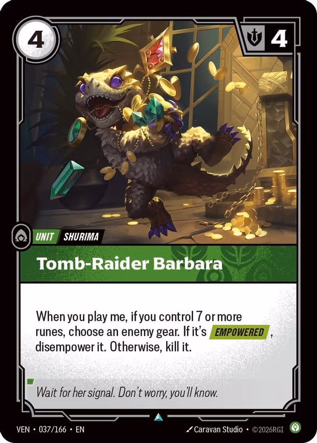Tomb-Raider Barbara - Uncommon (037/166)