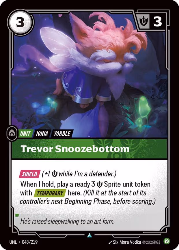 Trevor Snoozebottom - Uncommon (048/219)