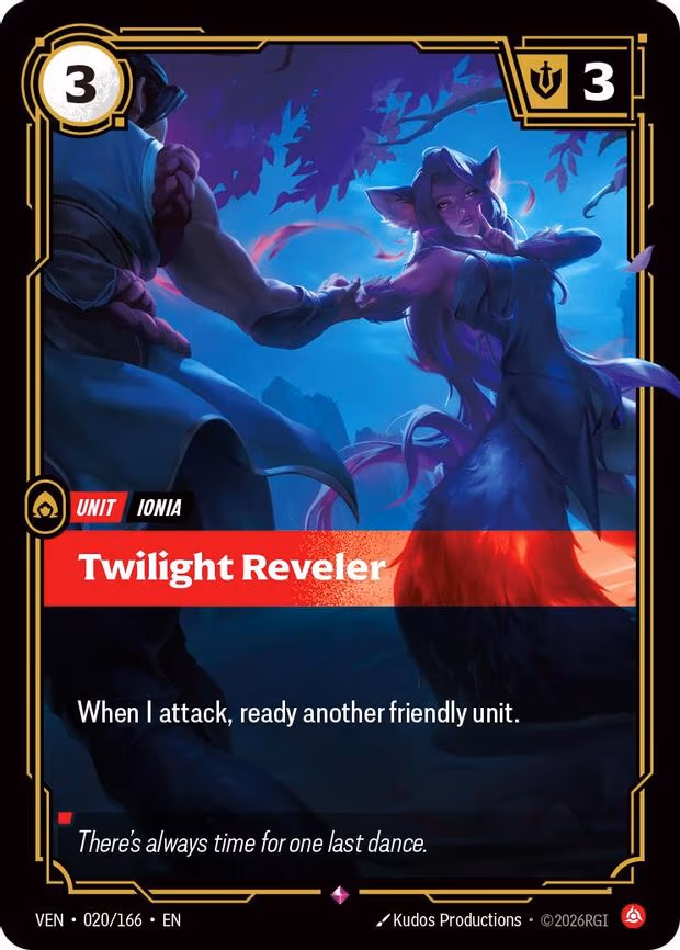 Twilight Reveler - Rare (020/166)