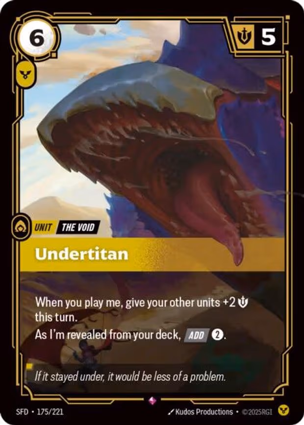 Undertitan - Rare (175/221)
