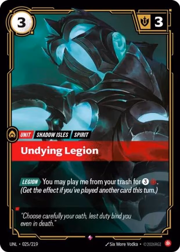 Undying Legion - Rare (025/219)