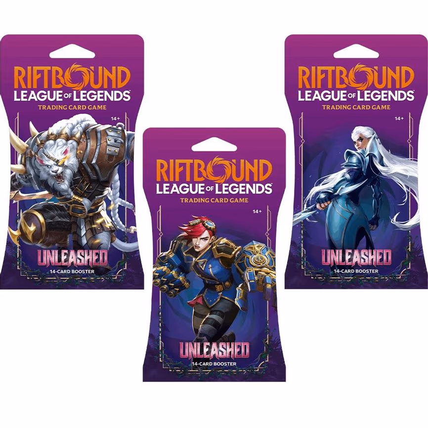 Unleashed - Sleeved Booster Pack Art Bundle [Set of 3]