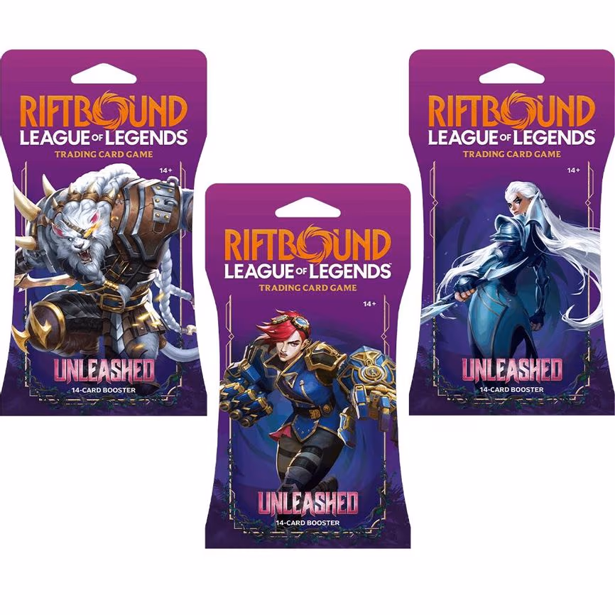 Unleashed - Sleeved Booster Pack Art Bundle [Set of 3]
