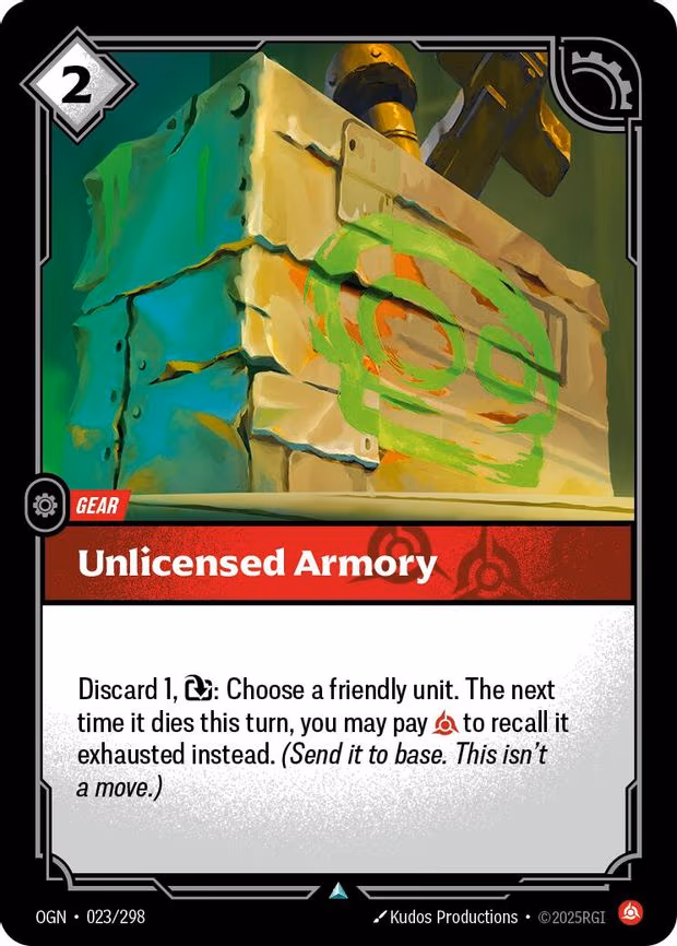 Unlicensed Armory - Uncommon (023/298)