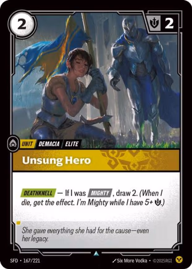 Unsung Hero - Uncommon (167/221)