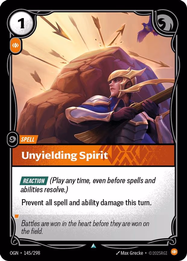 Unyielding Spirit - Uncommon (145/298)