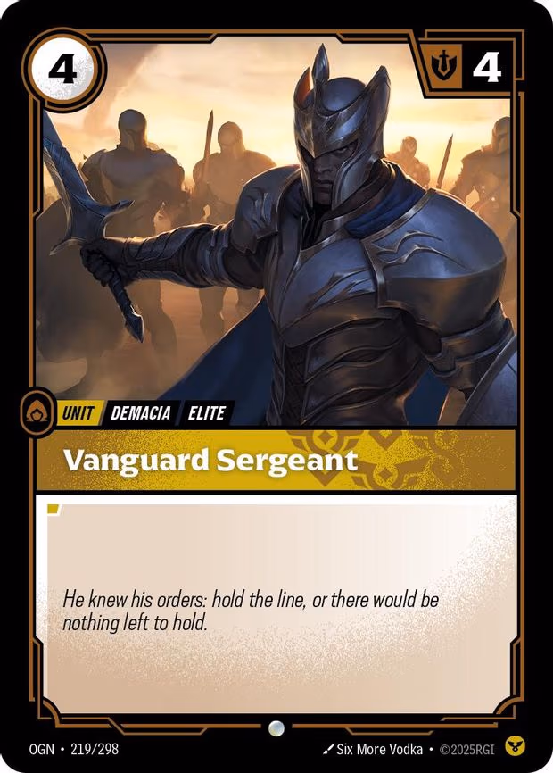 Vanguard Sergeant - Common (219/298)
