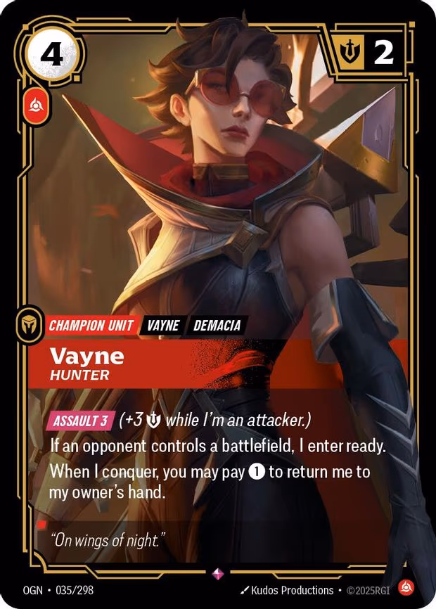 Vayne - Hunter - Rare (035/298)