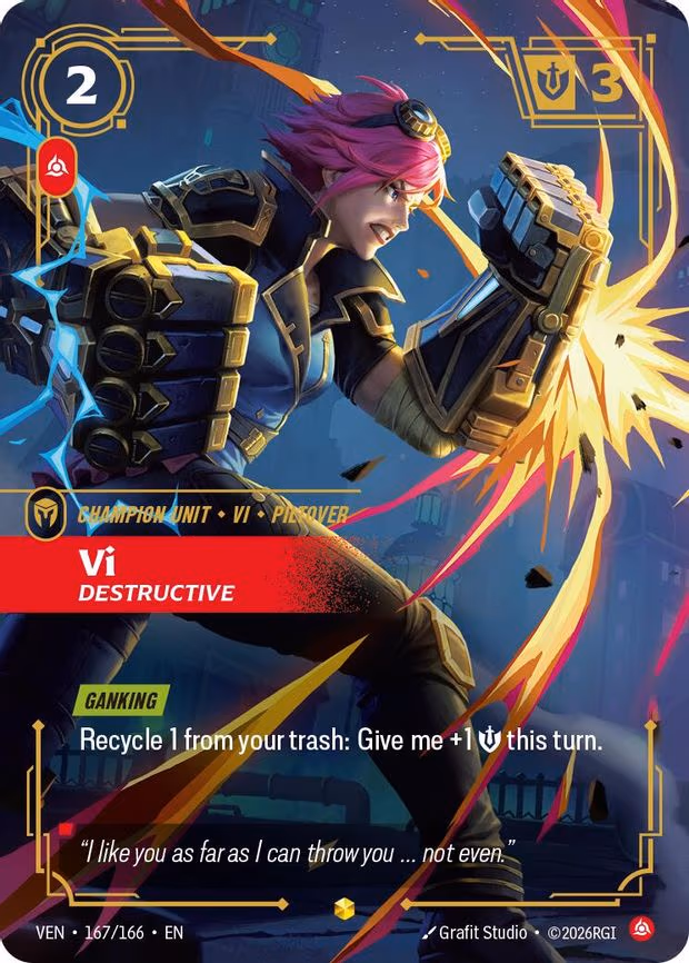 Vi - Destructive (Overnumbered) - Rare (167/166)