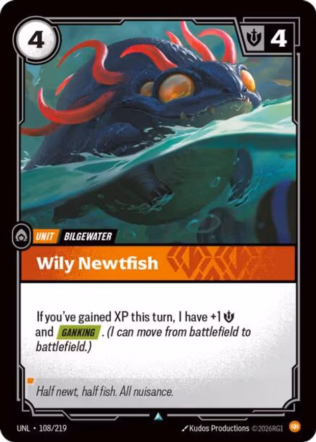 Wily Newtfish - Uncommon (108/219)