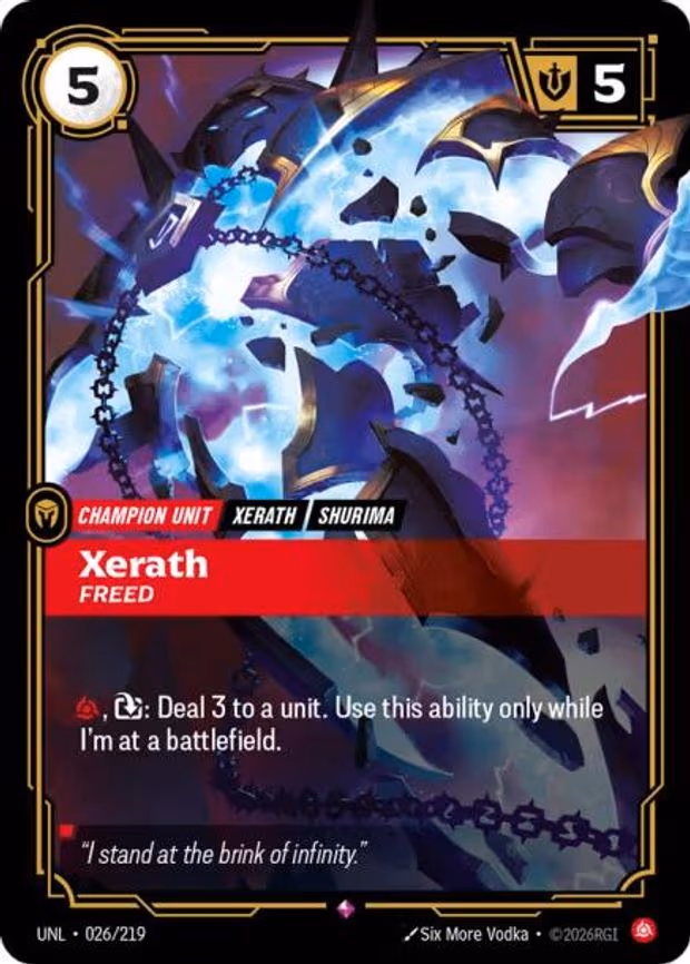 Xerath - Freed - Rare (026/219)
