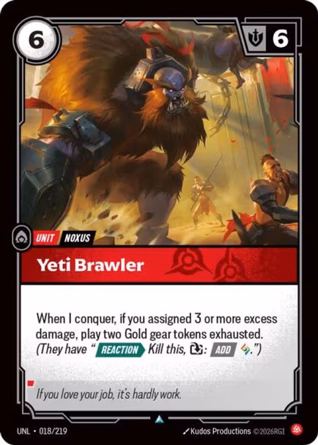 Yeti Brawler - Uncommon (018/219)