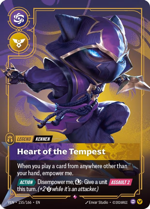 Kennen - Heart of the Tempest - Rare (155/166)