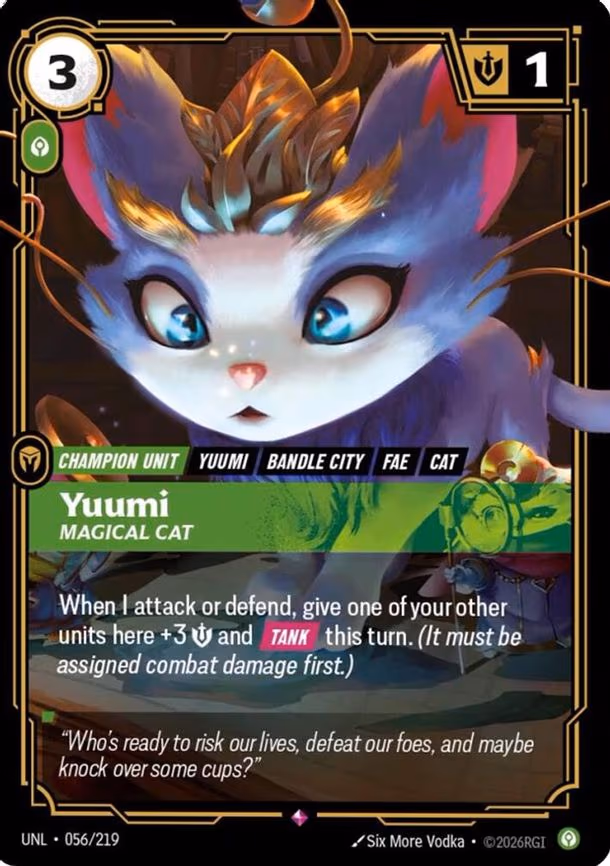 Yuumi - Magical Cat - Rare (056/219)