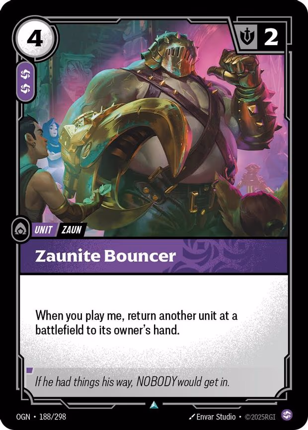 Zaunite Bouncer - Uncommon (188/298)