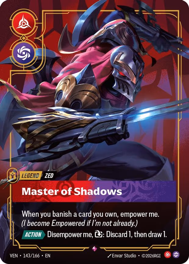 Zed - Master of Shadows - Rare (143/166)