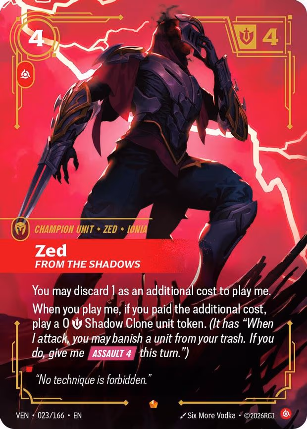 Zed - From the Shadows - Epic (023/166)