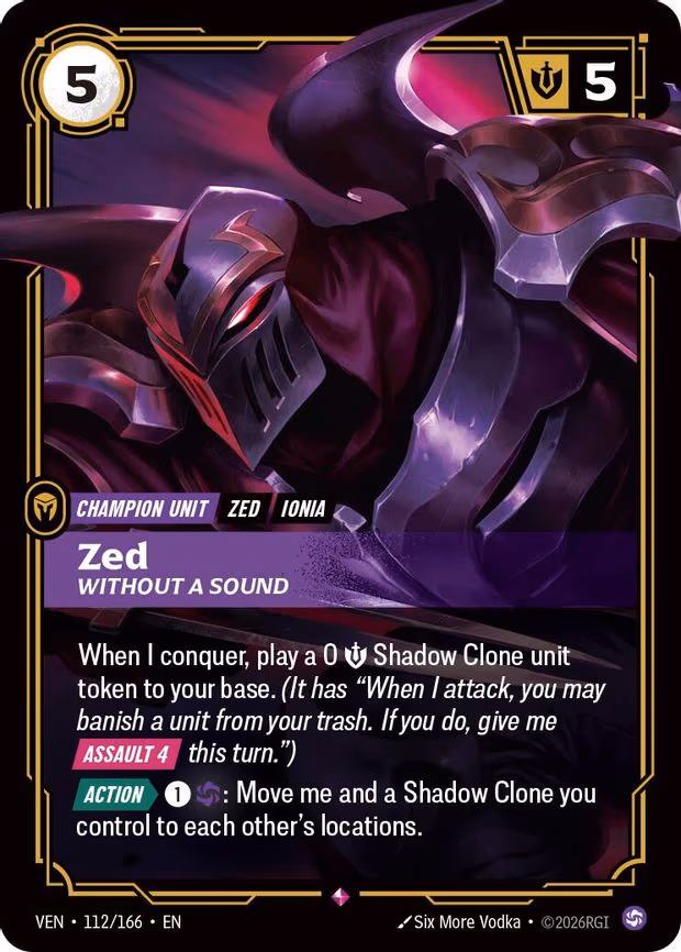 Zed - Without a Sound - Rare (112/166)