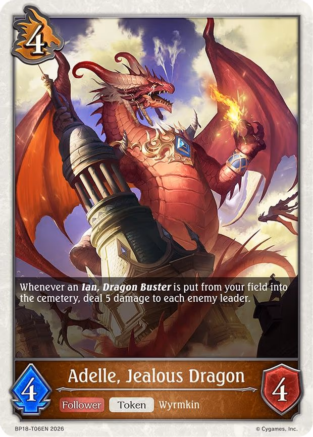 Adelle, Jealous Dragon