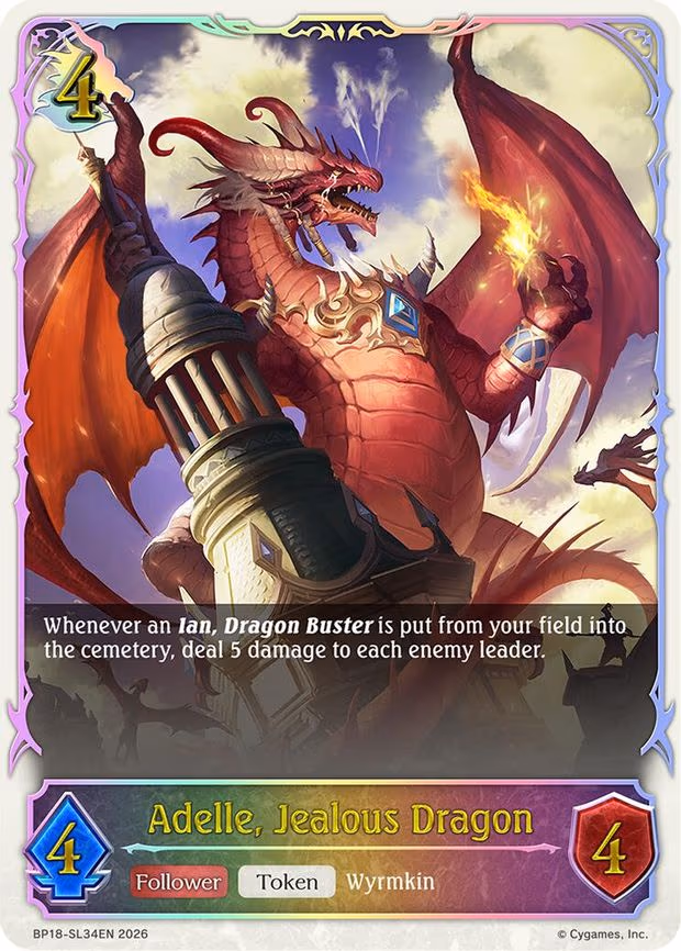 Adelle, Jealous Dragon