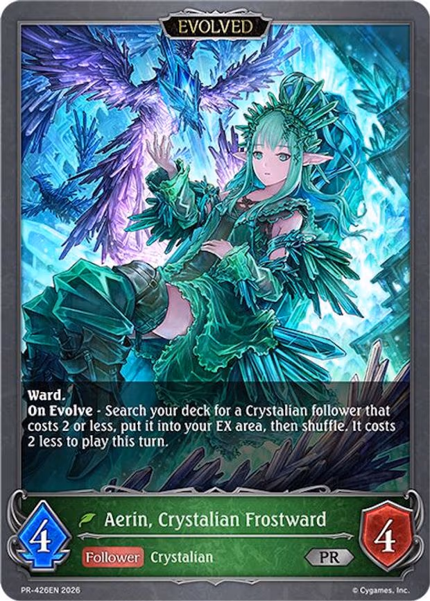 Aerin, Crystalian Frostward - Promo (PR-426EN)