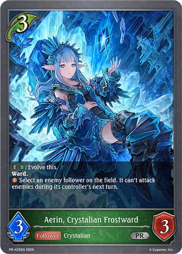 Aerin, Crystalian Frostward - Promo (PR-425EN)