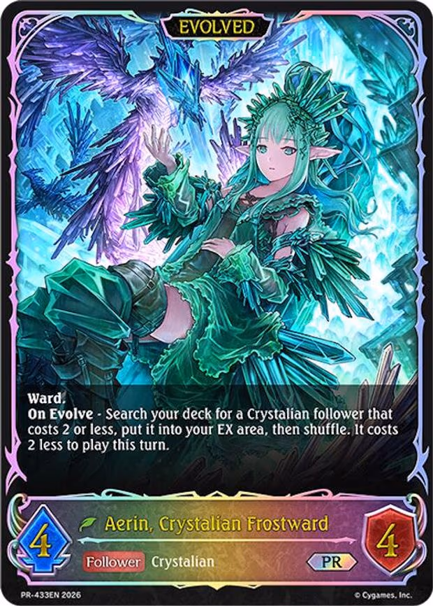 Aerin, Crystalian Frostward - Promo (PR-433EN)