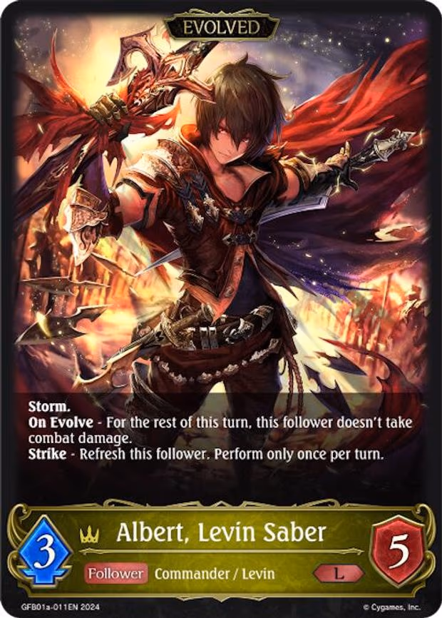 Albert, Levin Saber