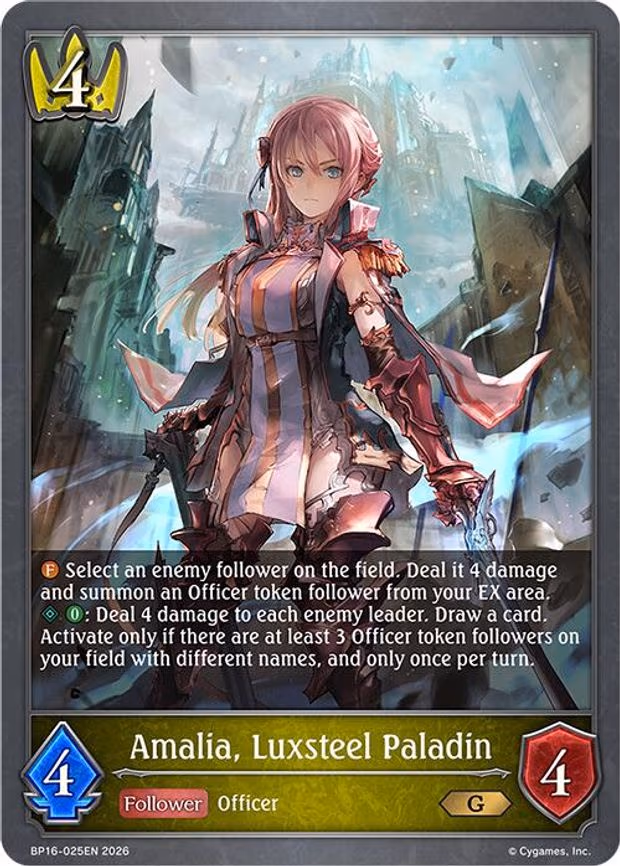 Amalia, Luxsteel Paladin