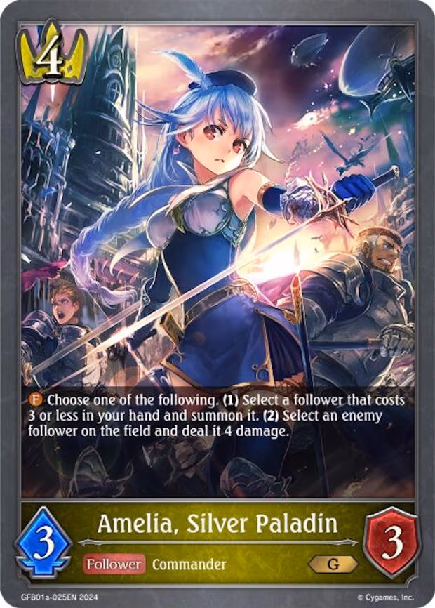 Amelia, Silver Paladin