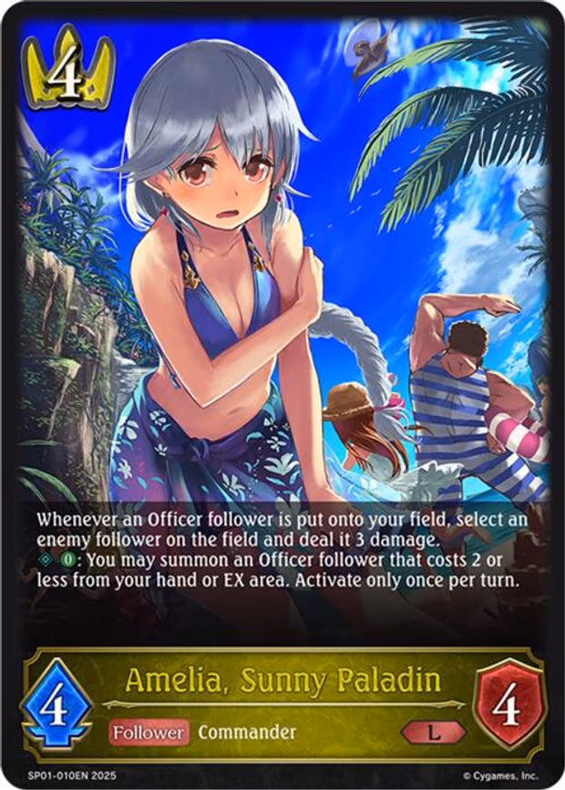 Amelia, Sunny Paladin