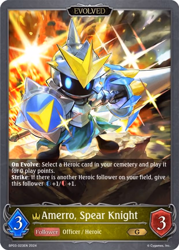 Amerro, Spear Knight