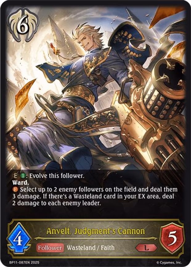 Anvelt, Judgment's Cannon