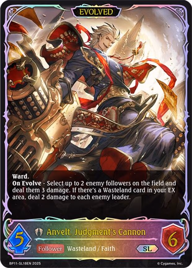 Anvelt, Judgment's Cannon