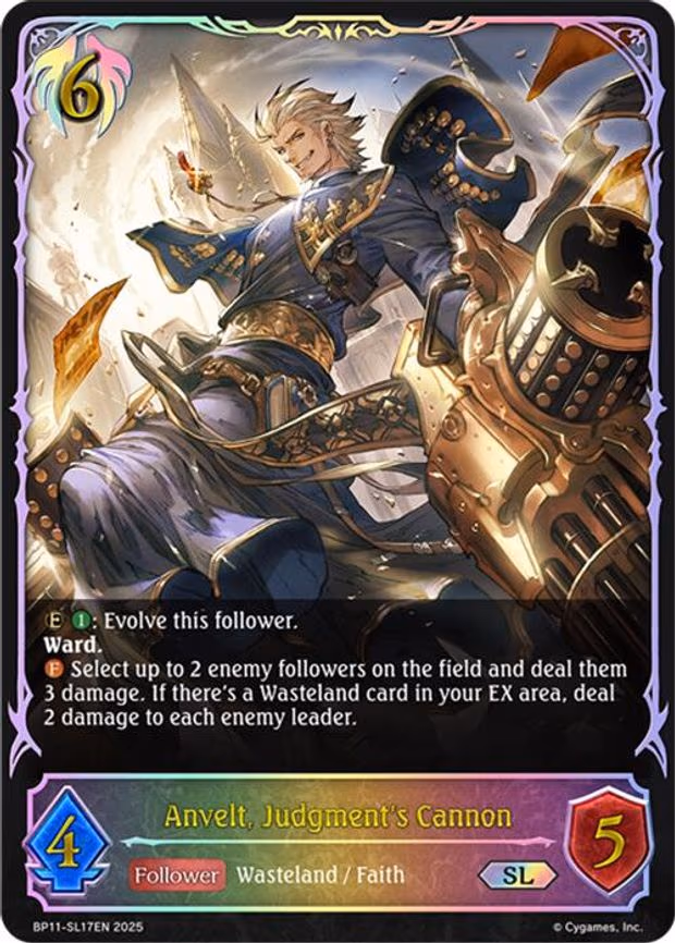 Anvelt, Judgment's Cannon