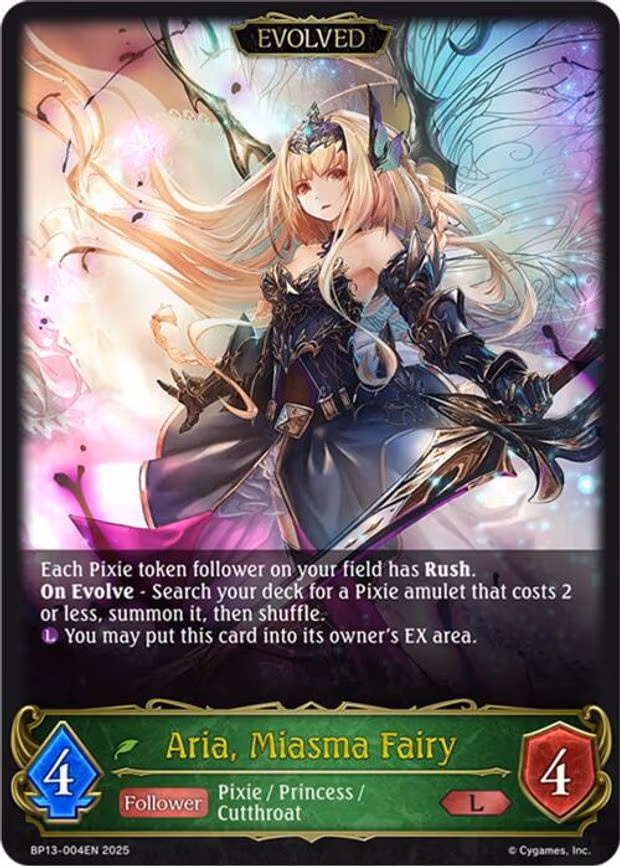 Aria, Miasma Fairy
