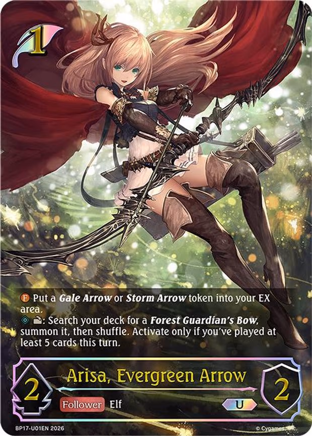 Arisa, Evergreen Arrow