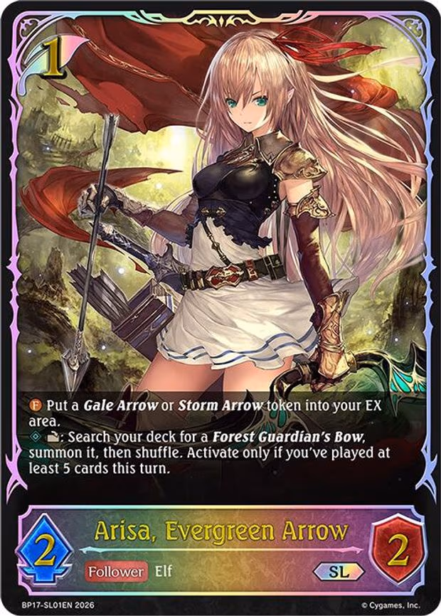 Arisa, Evergreen Arrow