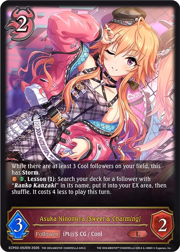 Asuka Ninomiya [Sweet & Charming] - Legendary (ECP02-052EN)