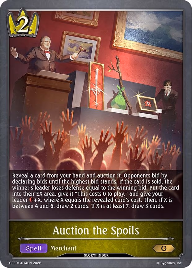 Auction the Spoils - Gold (GFE01-014EN)