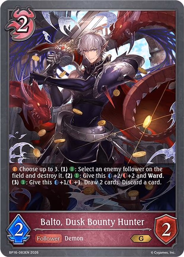 Balto, Dusk Bounty Hunter - Gold (BP16-083EN)