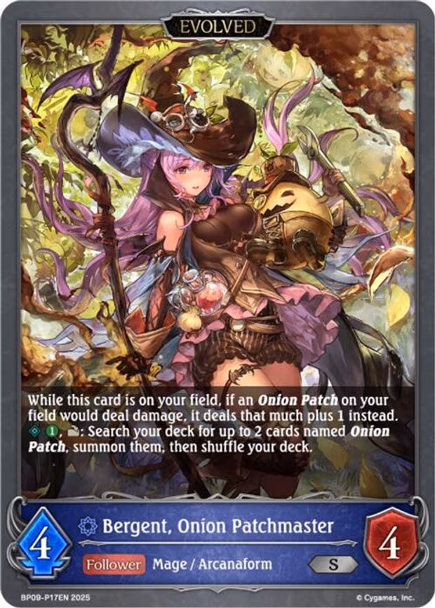 Bergent, Onion Patchmaster (Evolved) - P17EN