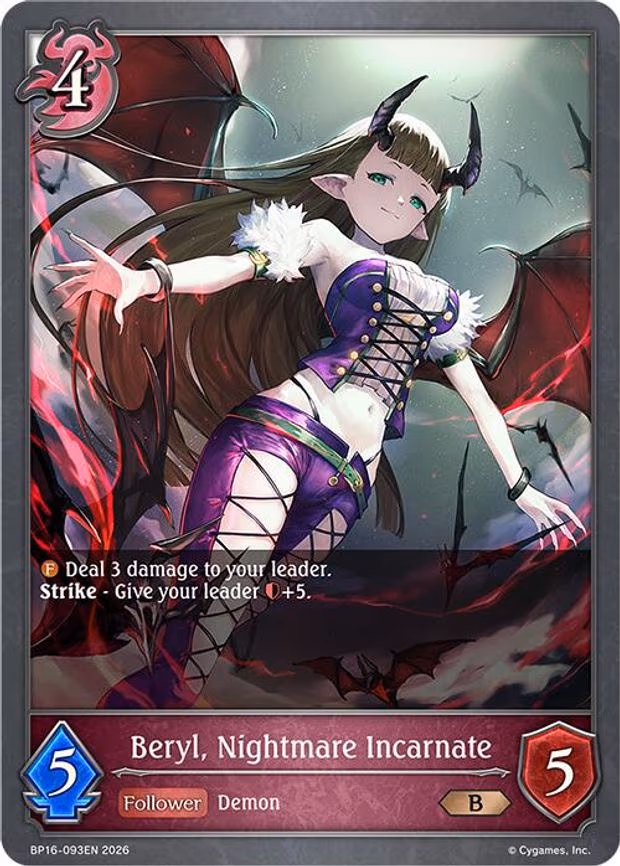 Beryl, Nightmare Incarnate - Bronze (BP16-093EN)